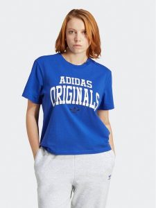 Adidas T-Shirt T-Shirt IC5982 Niebieski. Niebieskie t-shirty ADIDAS, xs, bez wzorów, z bawełny, bez kołnierzyka, bez ramiączek. Za 199,99 zł.