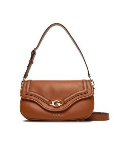 Guess Torebka Dea HWBG79 93200 Brązowy. Brązowe torebki klasyczne Guess, z aplikacjami, ze skóry, bez dodatków. Za 419,99 zł.