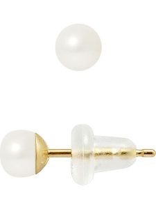 Pearl Addict Kolczyki-wkrętki z perłami w kolorze białym rozmiar: onesize. Białe kolczyki Pearl Addict, z perłą, złote. Za 222,41 zł.