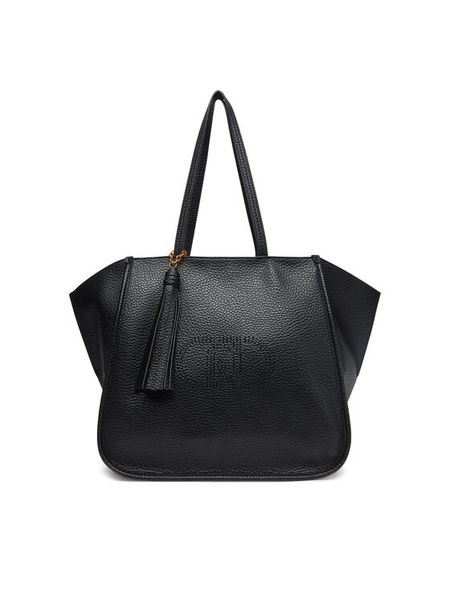 Liu Jo Torebka L Tote AA5012 E0161 Czarny. Czarne shopper bag Liu Jo, bez wzorów, ze skóry, bez dodatków. Za 429,99 zł.