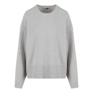 Damski sweter oversize Urban Classics soft. Szare swetry oversize Urban Classics, na zimę, bez wzorów, bez ramiączek. Za 206,00 zł.