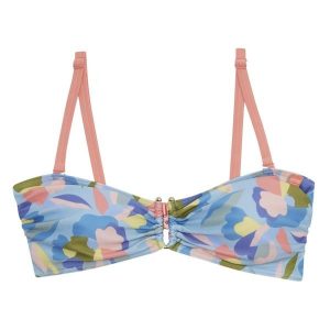 Top Bikini W Abstrakcyjne Kwiaty Dla Kobiet Aceana III. Czerwone bikini Regatta, bez wzorów. Za 41,99 zł.