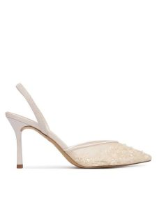 Aldo Szpilki Carollina 14296255 Biały. Białe szpilki ALDO, bez wzorów, z materiału, bez obcasa. Za 459,99 zł.