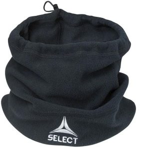 Komin na szyję Select. Czarne szaliki Select, bez wzorów, z materiału. Za 70,54 zł.