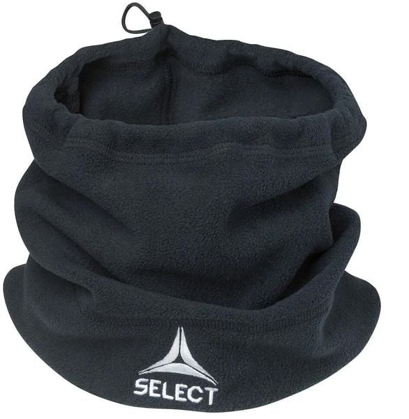 Komin na szyję Select. Czarne szaliki Select, bez wzorów, z materiału. Za 60,88 zł.