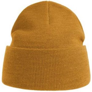 Czapka Unisex Dla Dorosłych Pure Recycled Beanie. Brązowe czapki ATLANTIS, bez wzorów, sportowe. Za 45,99 zł.