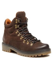 Lasocki Trapery WB-ASPIN-05 Brązowy. Brązowe buty zimowe Lasocki, z nubiku, bez obcasa, bez zapięcia. Za 269,99 zł.