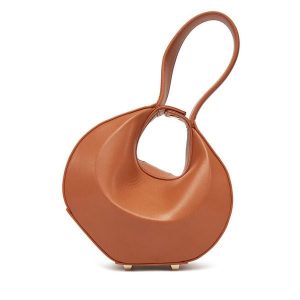 Torebka Patrizia Pepe. Brązowe torebki klasyczne Patrizia Pepe, bez wzorów, bez dodatków. Za 679,99 zł.