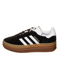 Adidas Skórzane sneakersy "Gazelle" w kolorze czarnym rozmiar: 38. Czarne trampki ADIDAS, bez wzorów, bez zapięcia. Za 463,38 zł.