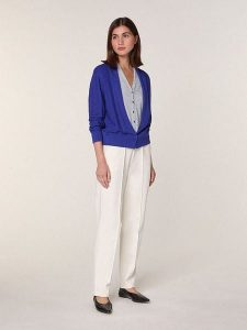 Rodier Wełniany kardigan w kolorze niebieskim rozmiar: S. Niebieskie kardigany Rodier, z wełny. Za 339,99 zł.