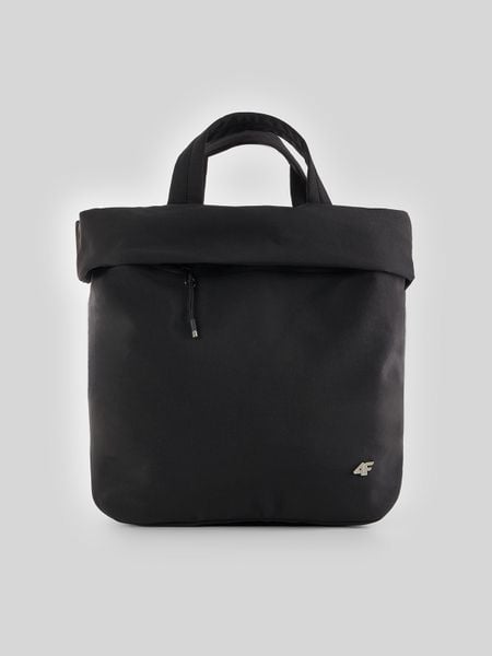 4F Torba na ramię (20 L) - czarna Uniwersalny. Czarne shopper bag 4f, bez wzorów, z materiału, na ramię, bez dodatków. Za 129,99 zł.