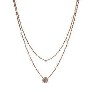 Naszyjnik Fossil. Żółte naszyjniki Fossil, złote. Za 149,99 zł.