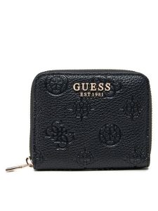 Guess Portfel SWPG93 49137 Czarny. Czarne portfele Guess, z aplikacjami, ze skóry. Za 149,99 zł.
