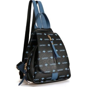 Lucky Bees Plecak w kolorze granatowo-czarnym - 30 x 35 x 13 cm rozmiar: onesize. Czarne plecaki Lucky Bees. Za 125,45 zł.