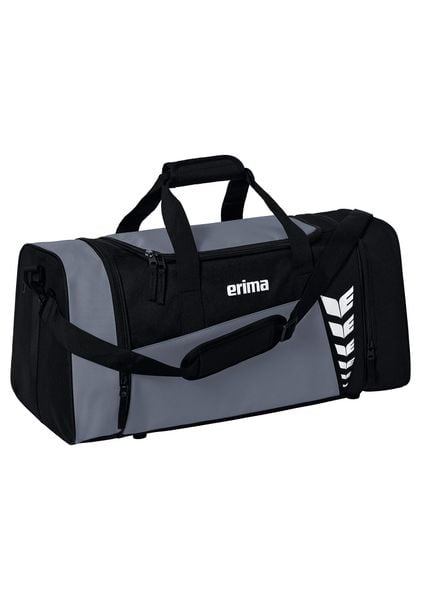 Torba sportowa Erima Six Wings. Czarne torby podróżne i sportowe Erima, bez wzorów, z materiału, na ramię. Za 109,99 zł.