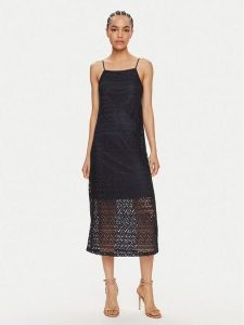 Vero Moda Sukienka letnia Maya 10304461 Granatowy Regular Fit. Niebieskie kombinezony Vero Moda, na lato, m, bez wzorów, z syntetyku, bez kołnierzyka, bez ramiączek. Za 89,99 zł.
