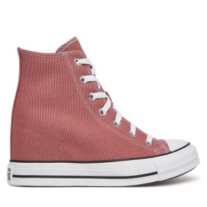 Trampki Converse. Czerwone trampki Converse, bez wzorów, bez zapięcia. Za 269,99 zł.