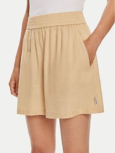 Hugo Szorty materiałowe Hamanna-1 50512875 Beżowy Regular Fit. Brązowe szorty Hugo, bez wzorów, z lyocellu. Za 419,99 zł.