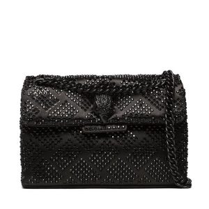 Torebka Kurt Geiger. Czarne torebki klasyczne Kurt Geiger, bez wzorów, bez dodatków. Za 659,99 zł.