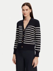 Gant Kardigan 4805319 Granatowy Regular Fit. Niebieskie kardigany GANT, z bawełny. Za 519,99 zł.