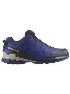 SALOMON Buty "XA Pro 3D V9 GTX" w kolorze granatowym do biegania rozmiar: 43. Niebieskie buty sportowe Salomon, bez wzorów, z gore-texu, bez zapięcia, do biegania, gore-tex. Za 461,21 zł.