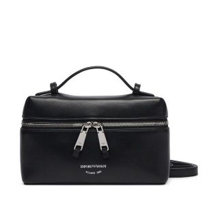 Torebka Emporio Armani. Czarne kuferki Emporio Armani, bez wzorów, bez dodatków. Za 1 439,00 zł.