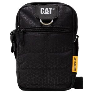 Saszetka na ramię sportowa dla dorosłych Caterpillar Rodney pojemność 1,5 L. Czarne nerki i saszetki Caterpillar, bez wzorów, z materiału. Za 109,65 zł.