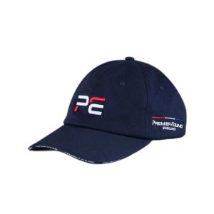 Czapka z daszkiem Premier Equine. Czarne czapki PREMIER EQUINE, bez wzorów, z materiału, eleganckie. Za 127,00 zł.
