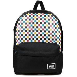 Plecak szkolny Vans GLITTER CHECK. Czarne plecaki Vans. W wyprzedaży za 119,00 zł.