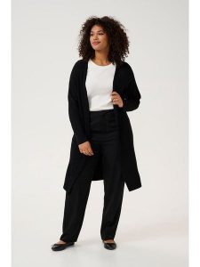 KAFFE curve Kardigan w kolorze czarnym rozmiar: M. Czarne kardigany KAFFE curve. Za 134,95 zł.