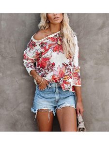 LA Angels Sweter w kolorze biało-czerwonym rozmiar: M. Białe swetry oversize LA Angels, m, bez wzorów, bez ramiączek. Za 149,31 zł.