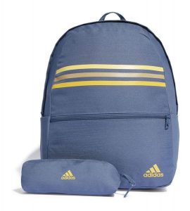 Plecak szkolny adidas Classic z piórnikiem. Niebieskie plecaki ADIDAS. Za 152,35 zł.