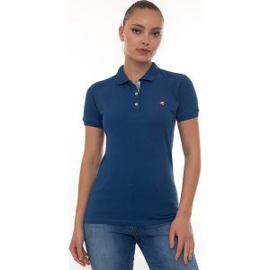 SIR RAYMOND TAILOR Koszulka polo "Angie" w kolorze granatowym rozmiar: XL. Niebieskie bluzki Sir Raymond Tailor, xl, bez wzorów, z bawełny, bez kołnierzyka, bez ramiączek. Za 149,31 zł.