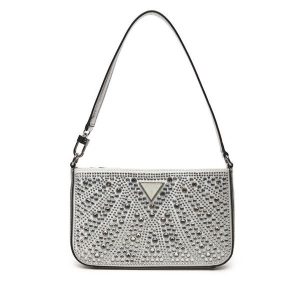 Torebka Guess. Szare torebki klasyczne Guess, z aplikacjami, bez dodatków. Za 399,99 zł.