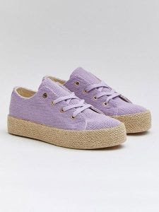 Bellucci Sneakersy w kolorze fioletowym rozmiar: 40. Różowe trampki Bellucci, bez wzorów, bez zapięcia. Za 100,99 zł.