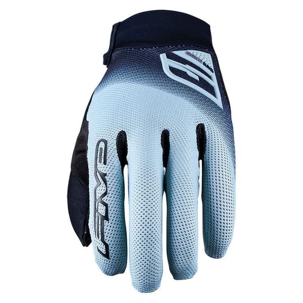 Rękawice XR-PRO - CZARNO-MIĘTOWE - XS/7. Czarne rękawiczki FIVE GLOVES, bez wzorów, ze skóry. Za 134,00 zł.