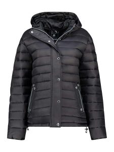 Geographical Norway Kurtka pikowana "Bubulle" w kolorze czarnym rozmiar: XXL. Czarne kurtki Geographical Norway, xxl, bez wzorów, bez kaptura. Za 192,79 zł.