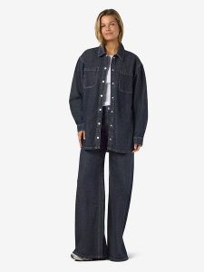 Noisy may Kurtka dżinsowa "Alva" w kolorze granatowym rozmiar: L. Niebieskie kurtki Noisy may, l, bez wzorów, bez kaptura. Za 123,53 zł.