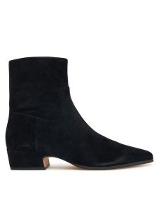 Nokwol Botki Dusty Czarny. Czarne botki Nokwol, bez wzorów, ze skóry, bez obcasa, na płaskiej podeszwie, bez zapięcia. Za 529,99 zł.