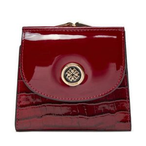 Portfel Monnari. Czerwone portfele Monnari, bez wzorów. Za 219,99 zł.