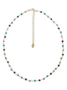 U.S. Polo Assn. Pozłacany naszyjnik - dł. 36,5 cm rozmiar: onesize. Czerwone naszyjniki U.S. Polo Assn., z granatem, pozłacane. Za 86,99 zł.