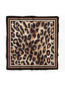 Lucky Bees Chusta w kolorze czarno-jasnobrązowym - 55 x 55 cm rozmiar: onesize. Brązowe apaszki i chusty Lucky Bees, bez wzorów, z materiału. Za 65,85 zł.