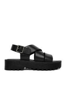 G-Star Raw Sandały CEO-WI16-AVA-01 Czarny. Czarne sandały G-Star Raw, bez wzorów, ze skóry, bez obcasa, na płaskiej podeszwie, bez zapięcia. Za 259,99 zł.