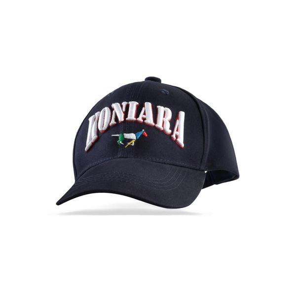 Czapka jeździecka z daszkiem GALOP WEAR Koniara Navy Edition. Niebieskie czapki GALOP WEAR, bez wzorów, z bawełny, eleganckie. Za 129,00 zł.