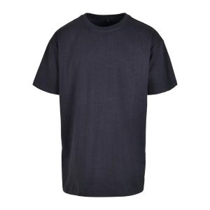 Ponadwymiarowa Koszulka Dla Dorosłych Unisex Heavyweight. Białe bluzki BUILD YOUR BRAND, m, bez wzorów, sportowe, bez kołnierzyka, bez ramiączek. Za 78,99 zł.