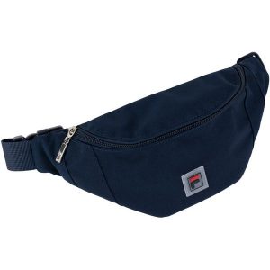 Torebka nerka damska Fila Bibione Coated Canvas Mini Waist Bag pojemność 2,5 L. Niebieskie nerki i saszetki Fila, bez wzorów. Za 59,99 zł.