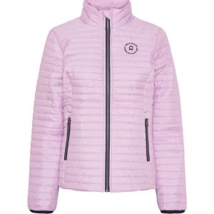 Damska kurtka puchowa Equipage Temper Winsome. Czerwone kurtki EQUIPAGE, bez wzorów, z puchu, bez kaptura. Za 322,50 zł.