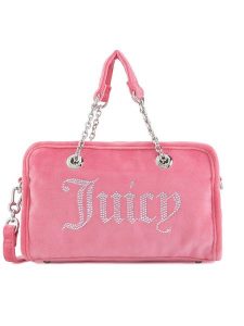 Juicy Couture Torebka BIJXT5465WPO Różowy. Czerwone torebki klasyczne Juicy Couture, bez wzorów, z materiału, bez dodatków. Za 329,99 zł.