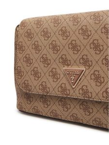 Guess Torebka Meridian II HWSG69 74200 Brązowy. Brązowe listonoszki Guess, z aplikacjami, ze skóry, bez dodatków. Za 399,99 zł.