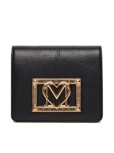 LOVE MOSCHINO Portfel JC5604PP1NLI0000 Czarny. Czarne portfele LOVE MOSCHINO, bez wzorów, ze skóry. Za 319,99 zł.